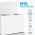 Sealey Baridi Freestanding Chest Freezer, 199L Capacity, Garages and Outbuilding Safe, -12 to -24C Adjustable Thermostat with Refrigeration Mode, White