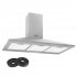 Sealey Baridi 90cm Chimney Style Cooker Hood with Carbon Filters, Stainless Steel