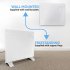 Sealey Baridi, Electric Glass Panel Heater 1000W/230V - DH136
