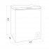 Sealey Baridi Freestanding Chest Freezer 99L Capacity - Black