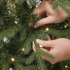 Sealey Dellonda Pre-Lit Hinged Christmas Tree with 270 Warm White LED Lights 6ft(180cm)