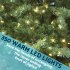 Sealey Dellonda Pre-Lit Hinged Christmas Tree with 350 Warm White LED Lights 7ft(210cm)