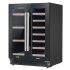 Sealey Baridi 40 Bottle/120 Can Under-Counter/Freestanding Dual Zone Wine Fridge & Cooler 60cm