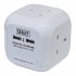 Sealey 1.4m Extension Cable Cube 4 x 230V & 2 x USB - White