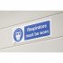 Sealey Worksafe Respirators Must Be Worn Safety Sign - Rigid Plastic