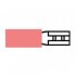 Durite - Terminal Heatshrink Red 6.3mm Female Spade Pack of 25 - 0-001-59