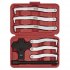 Sealey Fast Action Reversible Twin/Triple Leg Puller Set 150 & 220mm 8pc