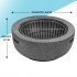 Sealey Dellonda Round MgO Fire Pit with BBQ Grill, 60cm, Safety Mesh Screen - Dark Grey