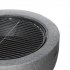Sealey Dellonda Round MgO Fire Pit with BBQ Grill, 60cm, Safety Mesh Screen - Dark Grey