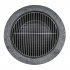 Sealey Dellonda Round MgO Fire Pit with BBQ Grill, 60cm, Safety Mesh Screen - Dark Grey