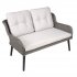 Sealey Dellonda Buxton Rattan Wicker Outdoor 2-Seater Sofa
