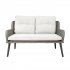 Sealey Dellonda Buxton Rattan Wicker Outdoor 2-Seater Sofa