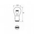 Durite - Bulb 24V 21/5W BAY15D Pack of 10 - 8-003-34