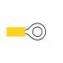 Durite - Terminal Yellow 6.40mm Ring Pack of 100 - 2-001-22