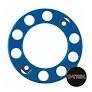 PAR632BL Blue 10 Stud Nut Ring (Pair)